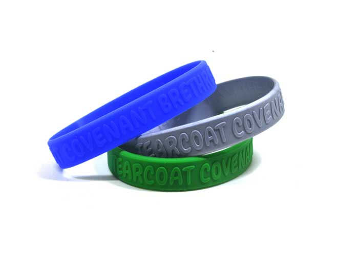Embossed Silicone Wristbands